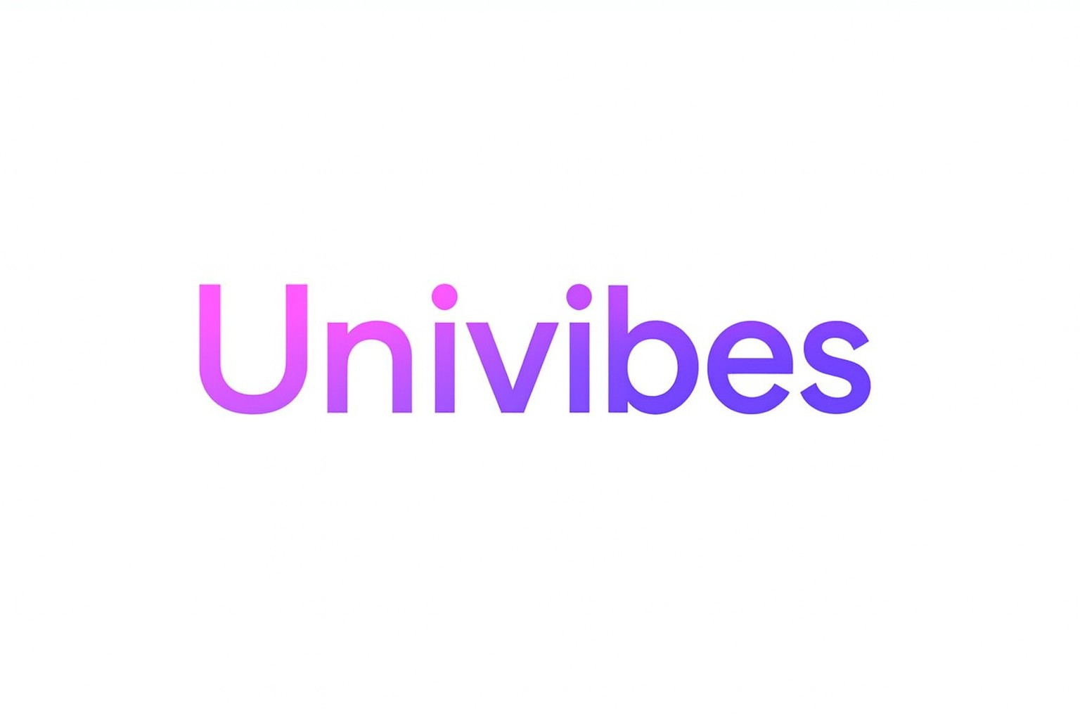 Univibes wordmark & preview